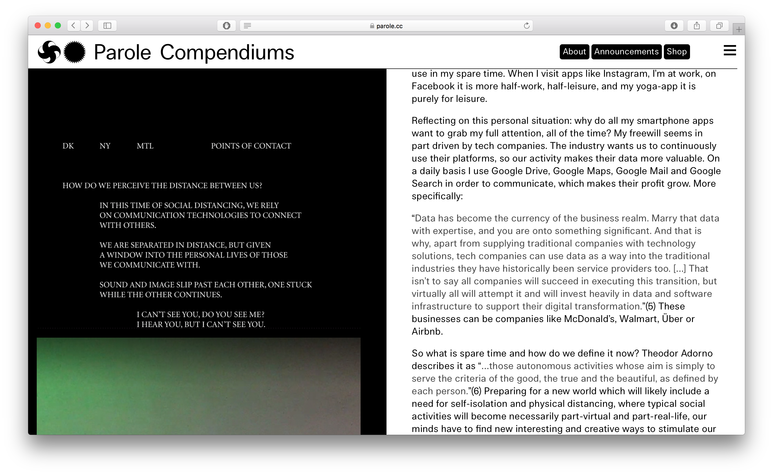 Human Interconnection — Mélissa Pilon